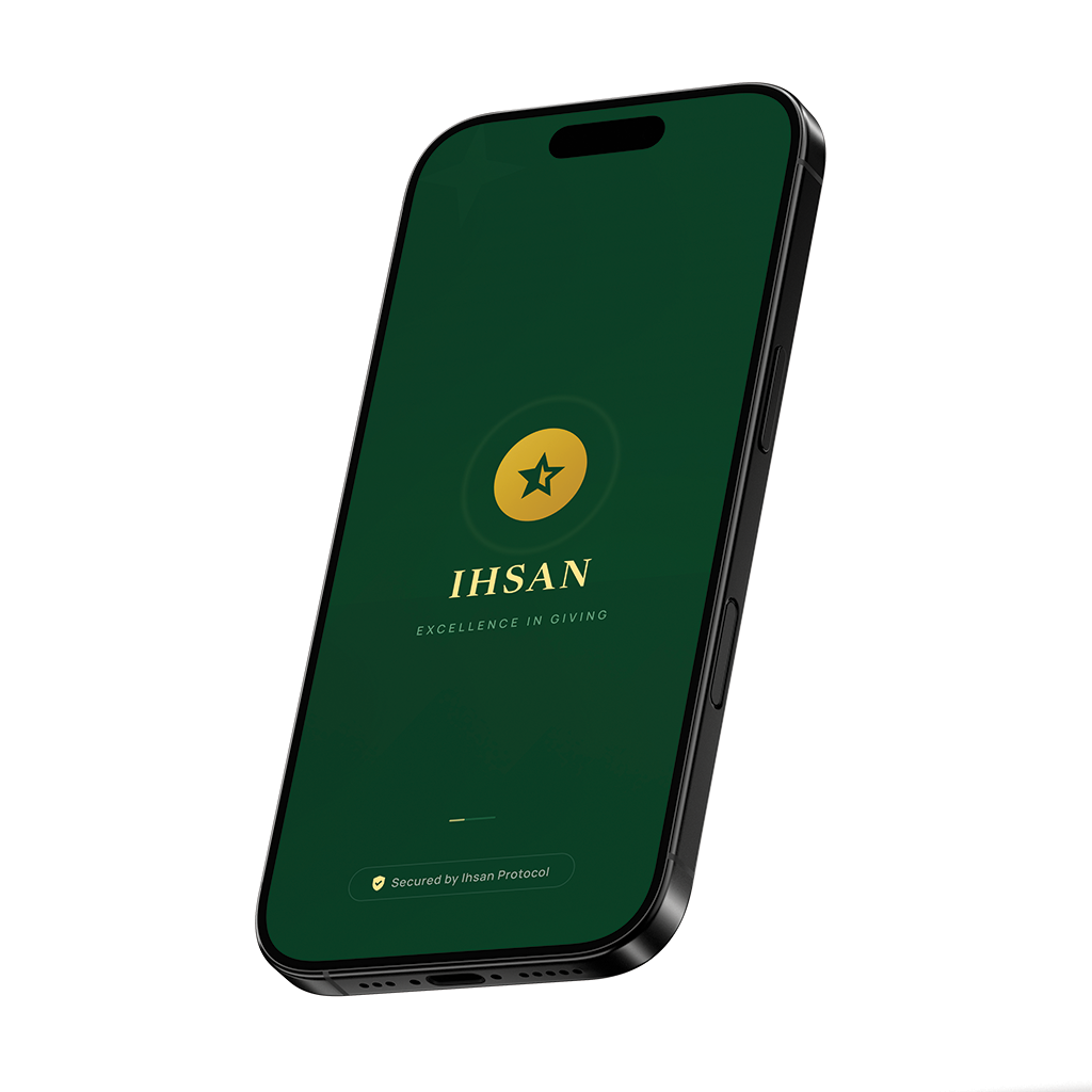 Ihsan — Excellence in Giving Islamic Charity App UI Kit