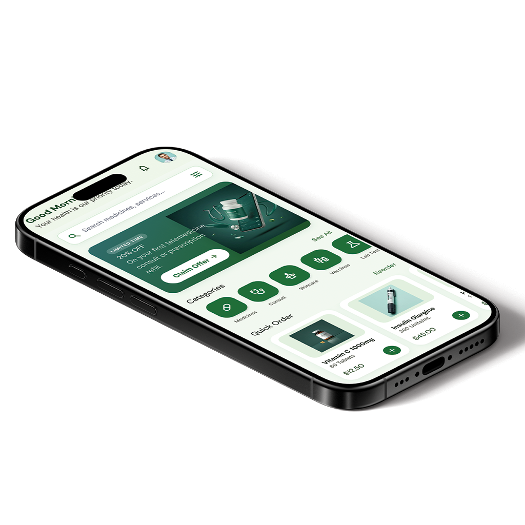 Clinical Atelier - Telemedicine & Online Pharmacy App UI/UX Design