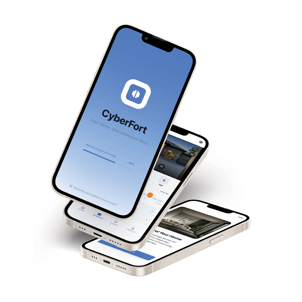 CyberFort – Smart Home Security App UI Kit