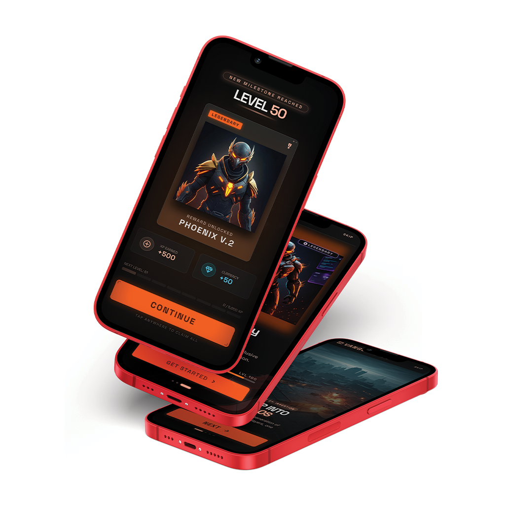 NeonRoyale — Battle Royale & Level-Up Gaming App UI Kit