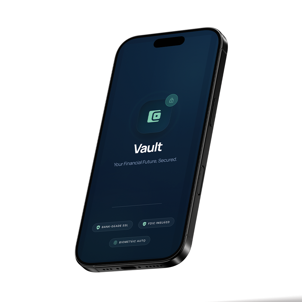 Vault — Your Financial Future, Secured App UI Kit