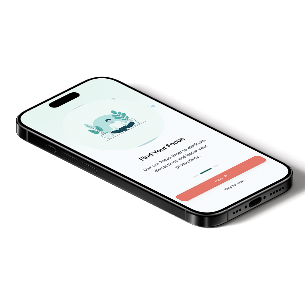 TimeWise - Focus Timer & Productivity App UI/UX Design