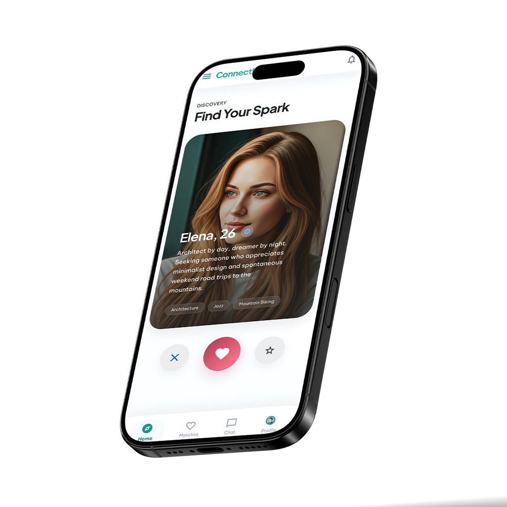 ConnectU — Find Your Spark Dating & Discovery App UI Kit