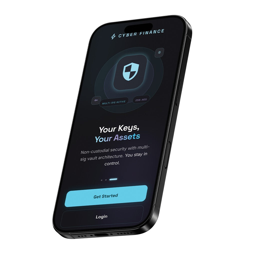 Cyber Finance – Non-Custodial Crypto Wallet App UI Kit