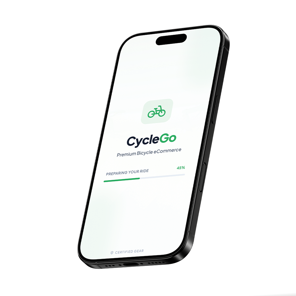 CycleGo — Premium Bicycle eCommerce App UI Kit