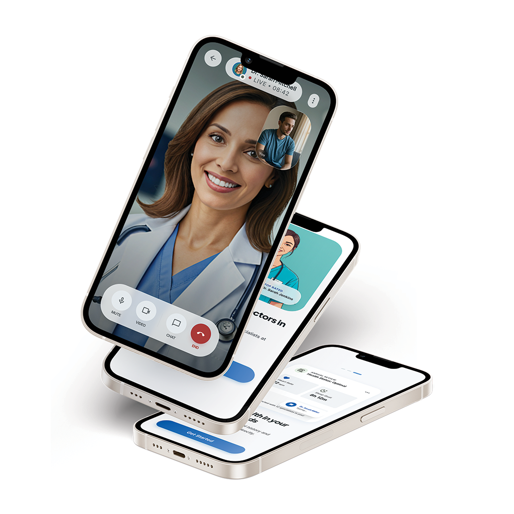 MediConnect — Telemedicine & Doctor Consultation App UI Kit