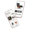 Curator Office Chairs App UI Design
