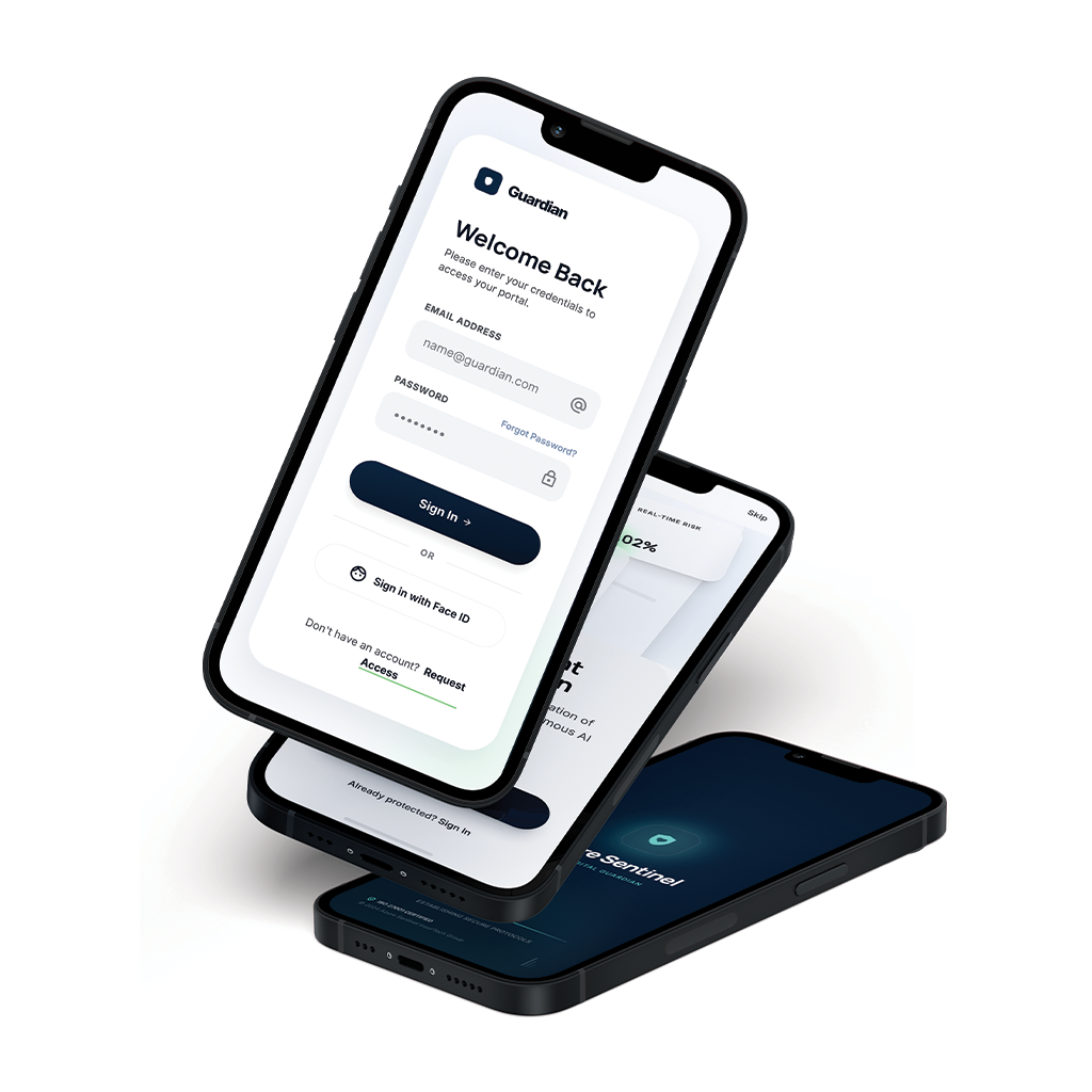 Guardian Sentinel — Enterprise Cybersecurity & Risk Management App UI Kit
