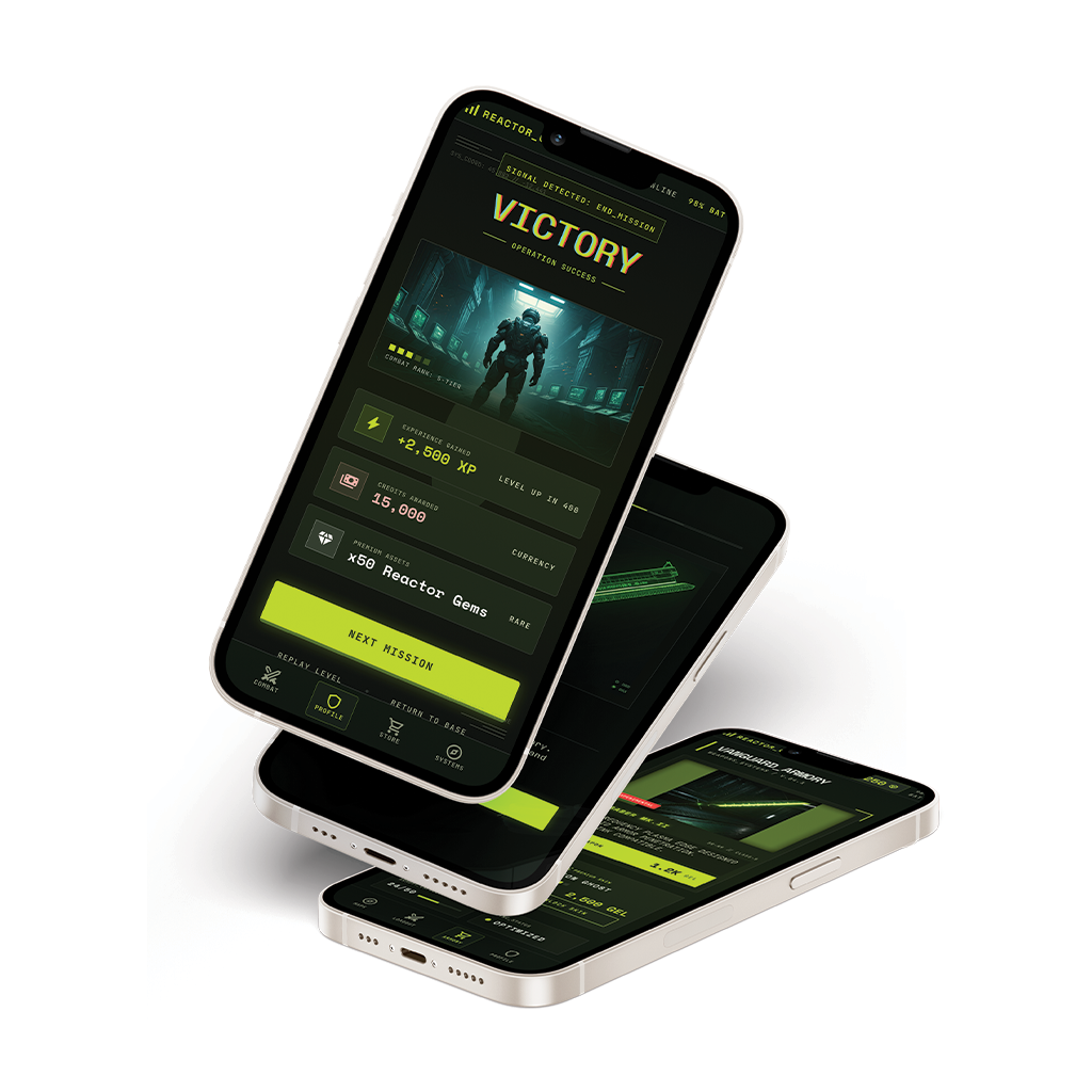 Vanguard — Military Gaming App UI Kit