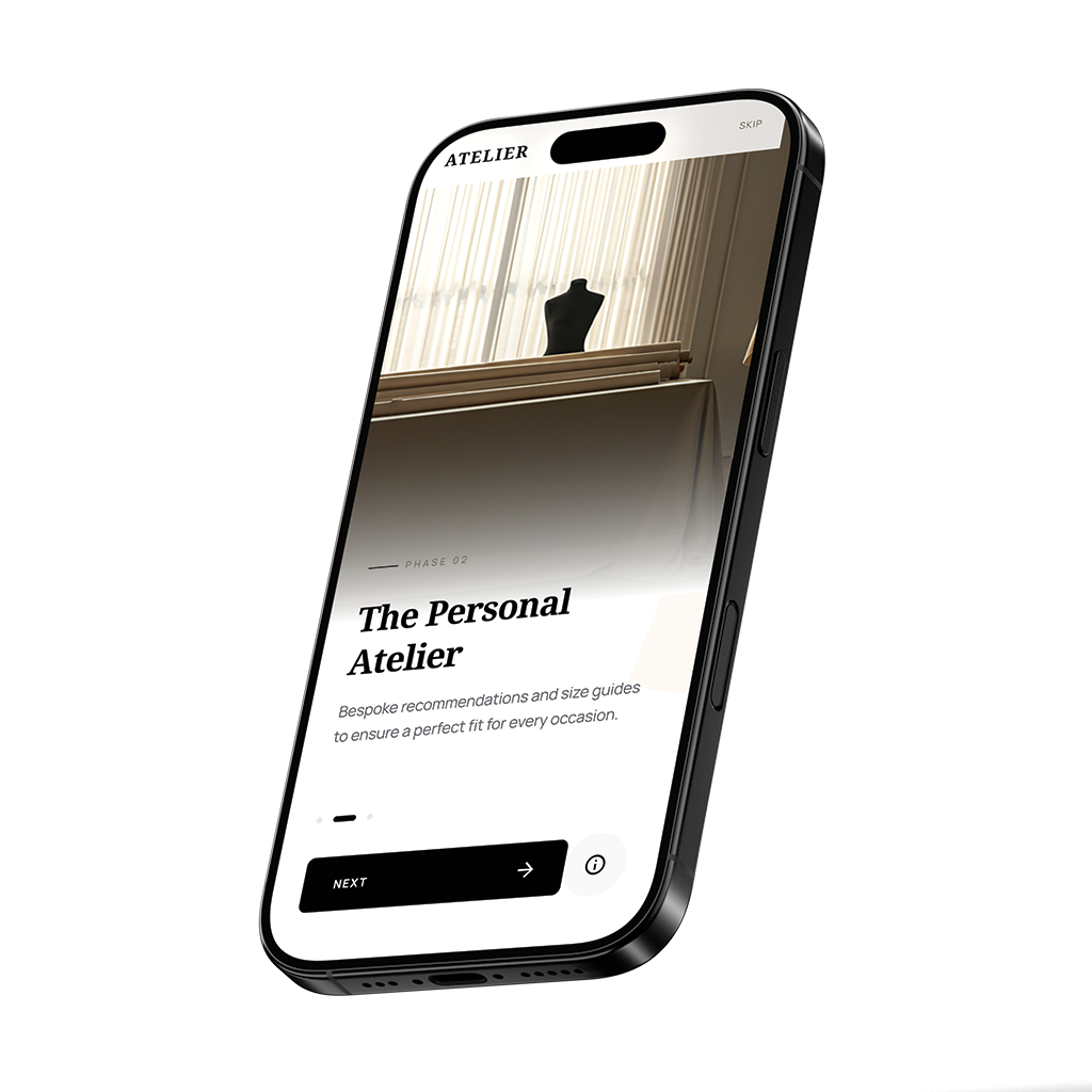Atelier — The Personal Atelier Luxury Fashion App UI Kit
