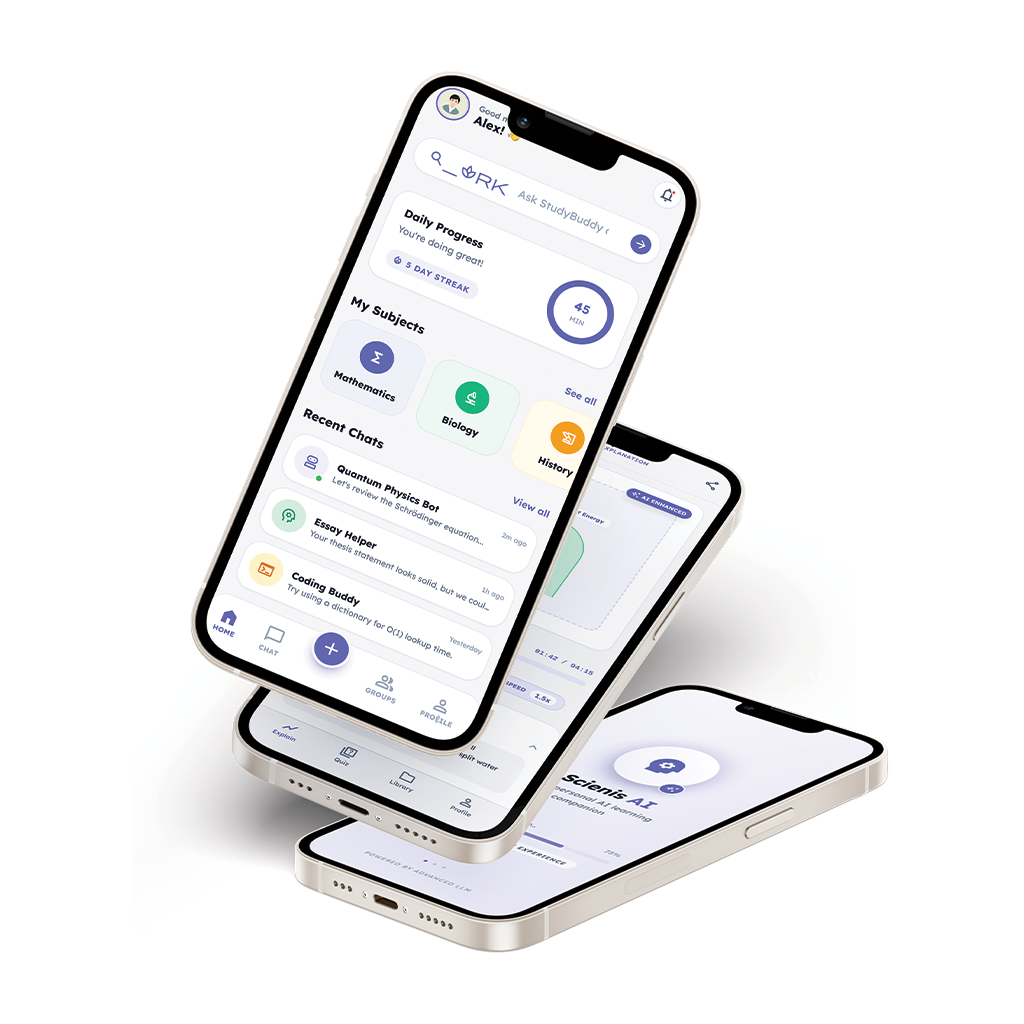 StudyBuddy — AI Learning Companion App UI Kit